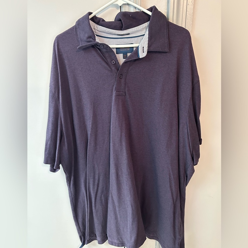 Fairlane - Robert Performance Polo - Dark Purple - 3XL